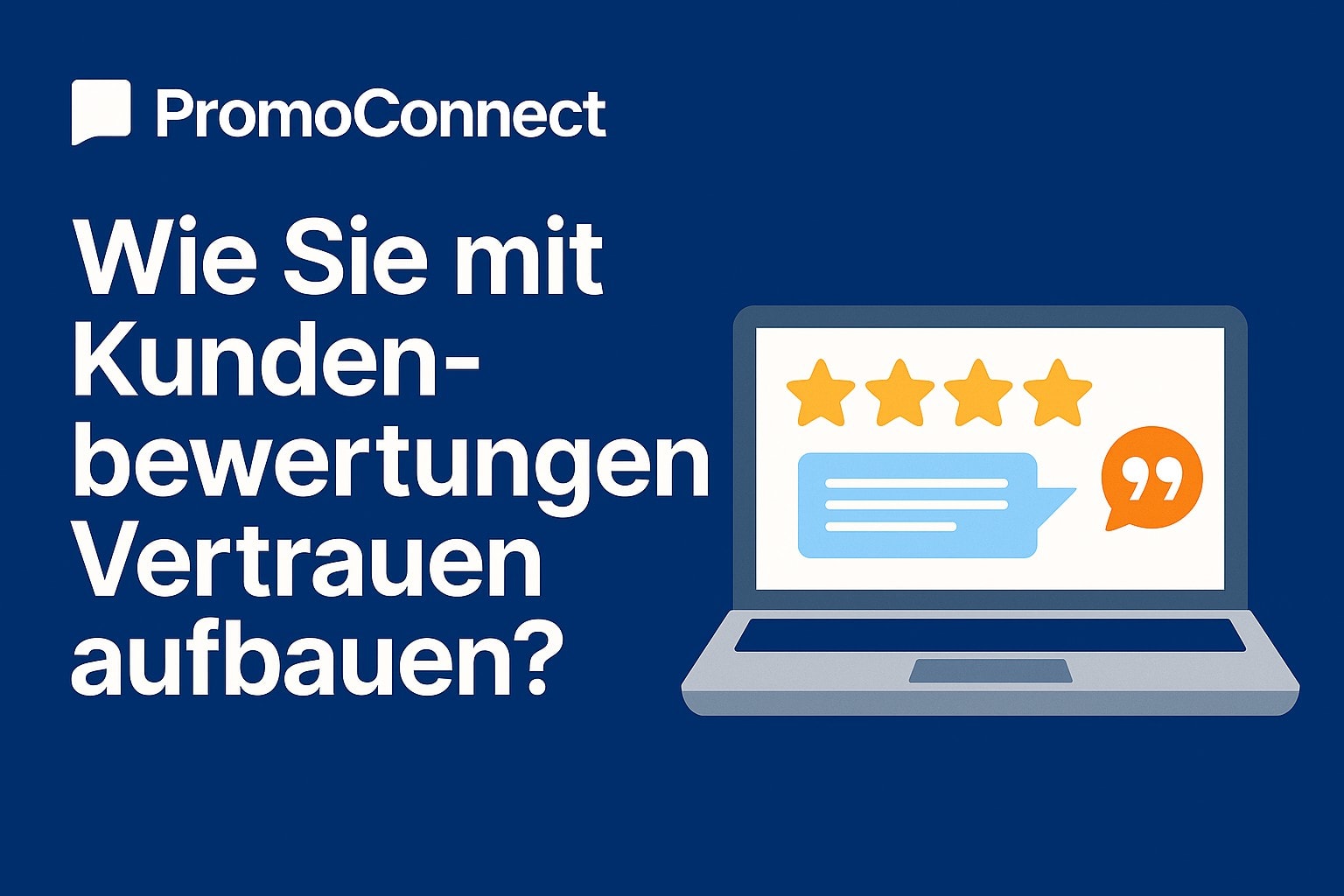 Illustration zum Blogbeitrag: Wie Sie mit Kundenbewertungen Vertrauen aufbauen